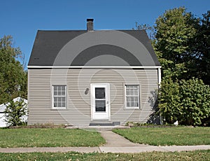 Tiny Gray Low Income House photo