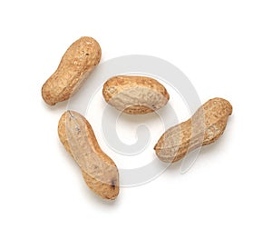 Tiny Group of Blemished Peanuts