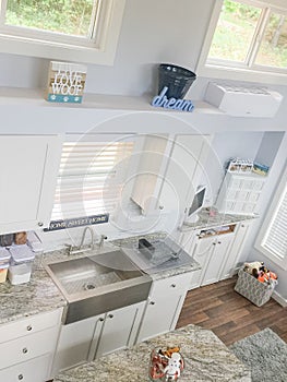 Tiny house living and Kitchen area photo