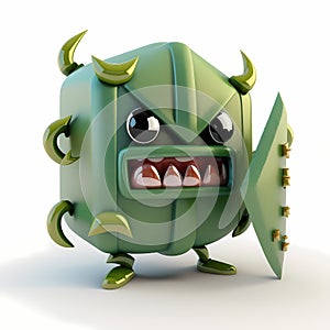 Tiny Malware Character. Generative AI