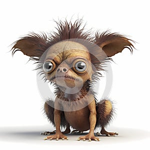 Tiny Monster Dog. Generative AI