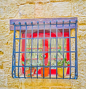 The tiny red window, Naxxar, Malta