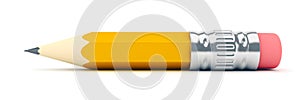 Tiny sharp yellow pencil