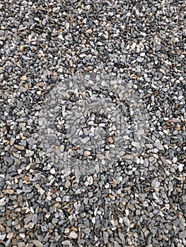 Tiny stones texture background - shades of grey and blue