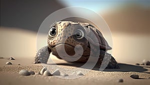 Tiny Turtle, Made with Generative AI