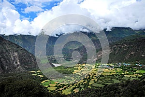 A tiny village in Tibet