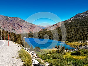 Tioga Pass Lake Sierra Nevada Mountains