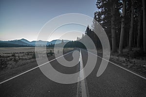 Tioga Road Views in Yosemite National Park in California, United States