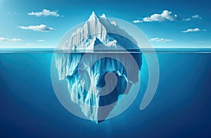 Tip of the iceberg. Hidden Challenges: The Iceberg Effect in Problem-Solving Background