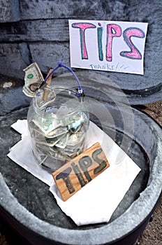 Tip jar