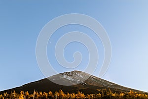 The tip of Mt. Fuji, take from the 5th stage up the mountain