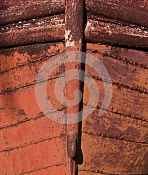 Tip of Rusted Boat