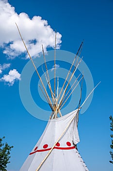 Tipi tepee at Canada Day celebrations