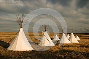 Tipi village photo