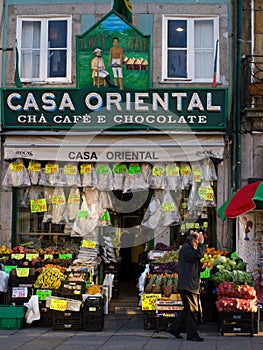 Tipic grossery shop in Oporto