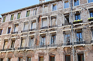 Tipical building in Venice,Italy