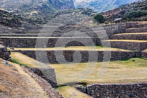 Tipon archaeological site, just south of Cusco, Peru