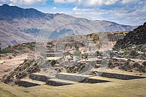 Tipon archaeological site, just south of Cusco, Peru