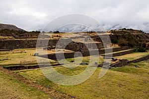 Tipon - Inca ruins of agricultural terraces in Peru