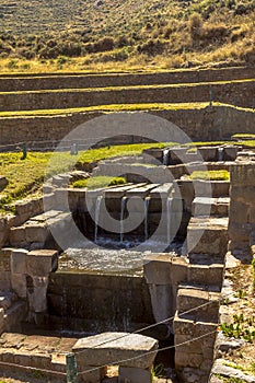 Tipon ruins Cuzco Peru