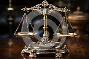 Tipped justice scales, representing unfair legal influence