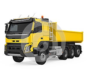 Tipper Dump Truck Isolated