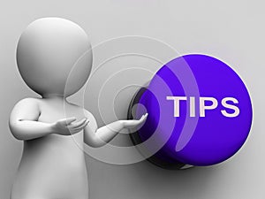 Tips Button Shows Guidance Suggestions