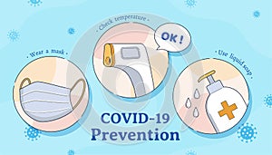 Tips for COVID-19 prevention photo