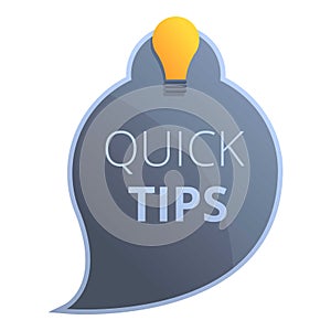 Tips hacks icon, cartoon style