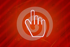 Tips icon isolated on abstract red gradient magnificence background