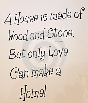 Tips about love and home