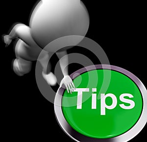 Tips Pressed Shows Hints Suggestions And Help