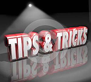 Tips Tricks 3d Words Spotlight Helpful How to Information Advice