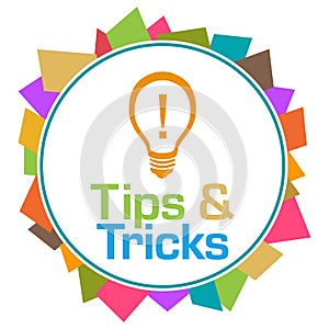 Tips And Tricks Colorful Random Shapes Circle