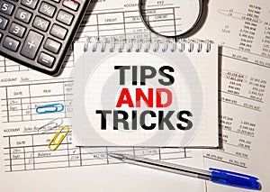 Tips Tricks Helpful Information Concept