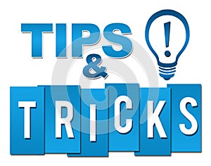 Tips And Tricks Professional Blue With Symbol