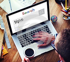 Tips and Tricks Skill Expert Support Assistance Help Concept