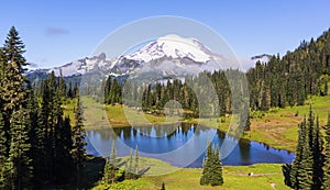 Tipsoo Lake, Mt Rainier NP.