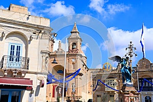 Tipycal old town of Malta.