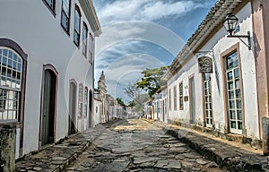 Tiradentes Streets of the old town, Minas Gerais, Brazil