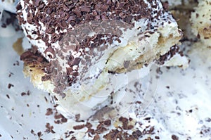 Tiramisu Ice Cream Cake