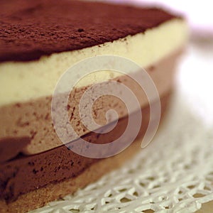 Tiramisu layers cake