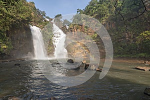 Tirathgarh Waterfall, inside Kanger valley Ghat, Jagdalpur, bastar,