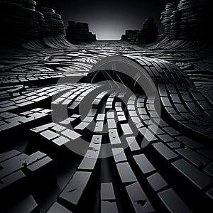 Tire Archi-textures: The Sculpture of Speed photo