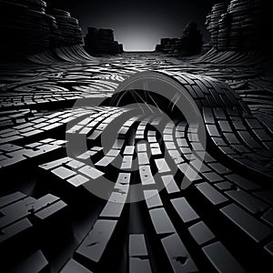 Tire Archi-textures: The Sculpture of Speed