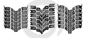 Tire print high resolution