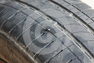 Tire puncture