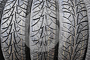 Tire stack background