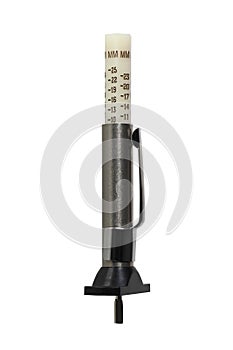 Tire tread depth gauge