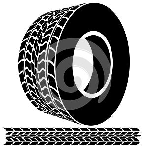 Tire Tread and Tracks photo